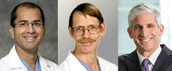 Drs. Ajay Kirtane, James Blankenship, and Daniel Simon