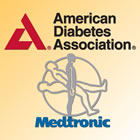 American Diabetes Association and Medtronic logos