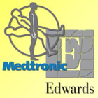 Medtronic and Edwards logos