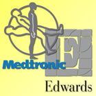 Medtronic and Edwards logos