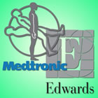 Medtronic and Edwards logos