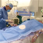 Dr. Tommy Lee performing a transradial catheterization