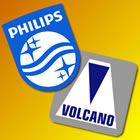 Volcano and Philips logos
