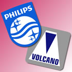 Volcano and Philips logos