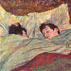 The Bed by Toulouse-Lautrec